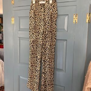 Mango Leopard Pants XS
